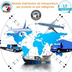 Module d'attribution de transporteurs par produits ou par catégories